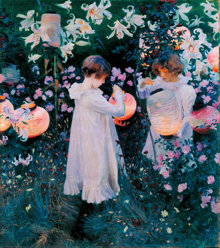  约翰·辛格·萨金特John Singer Sargent —— 康乃馨、百合与玫瑰花